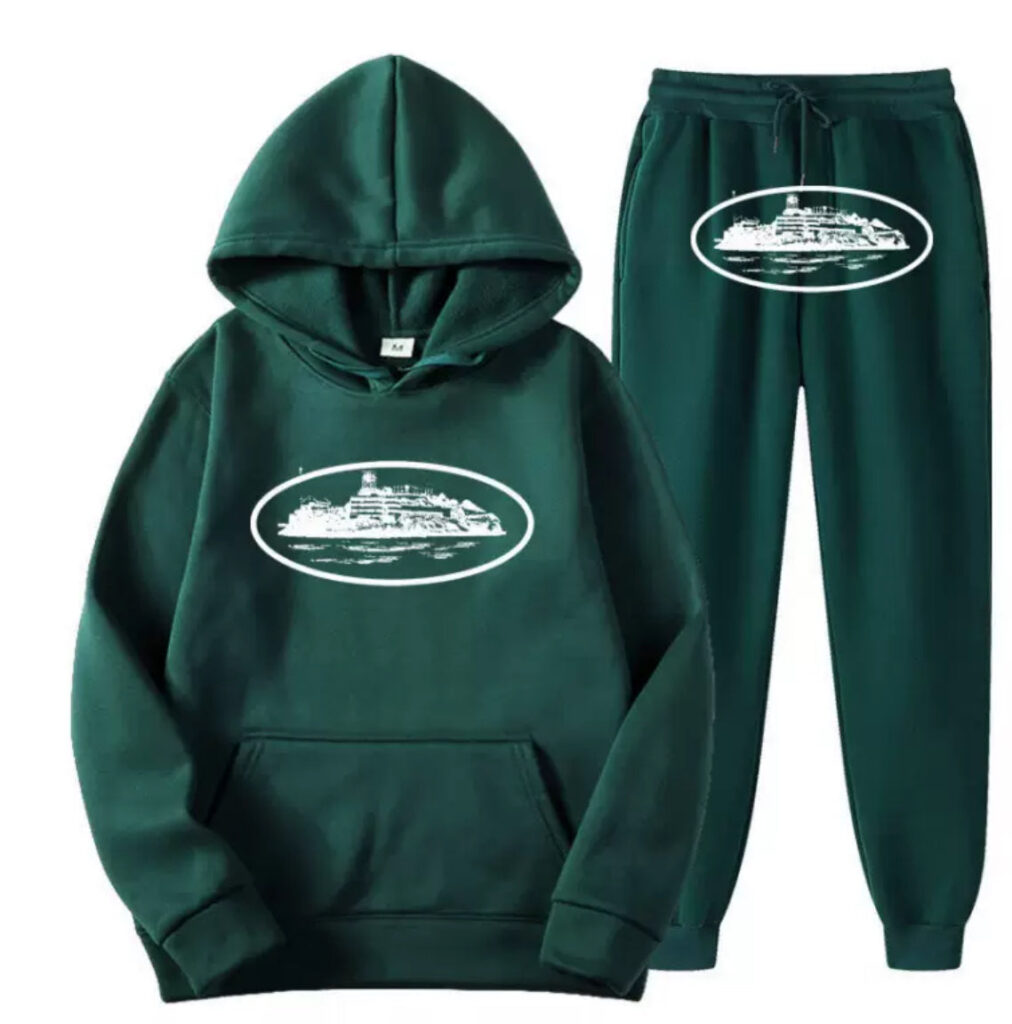 "Alcatraz" Tracksuit Green – Ansicht 1