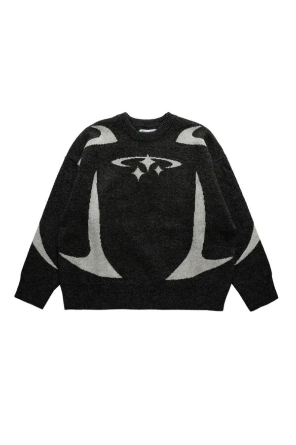 2_0eef7f9f-60ab-4b21-9f30-7bf907a8380f.jpg Y2K STARS KNITTED SWEATER