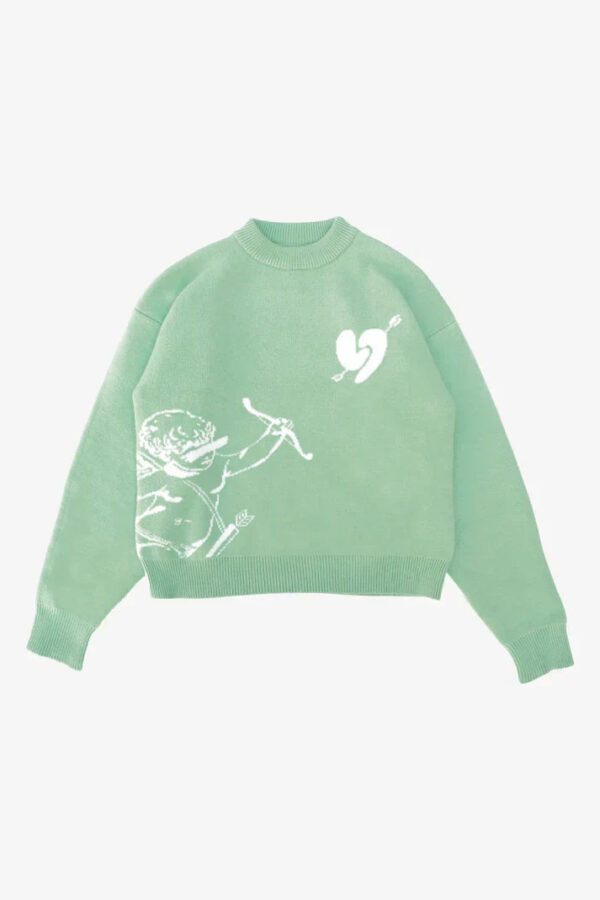 "ARROW" HEART SWEATER