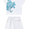 "Graffiti" Short Set Blue