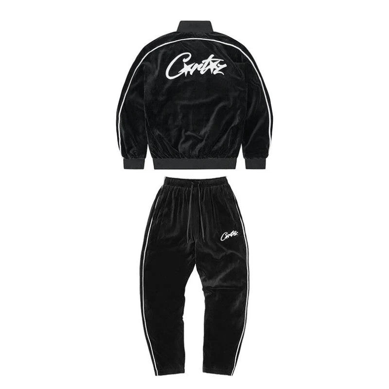 "CRTZ" Velvet Tracksuit – Ansicht 1
