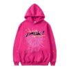 "Sp5der" Hoodie Pink