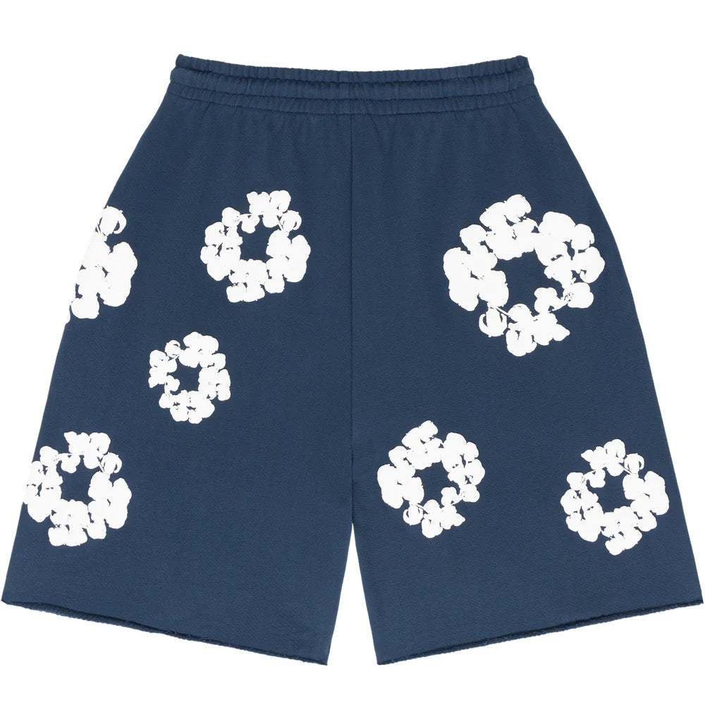 "Flower" Shorts Navy Blue – Ansicht 2