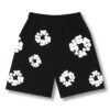 "Flower" Shorts Black