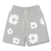 "Flower" Shorts Grey