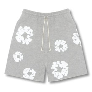 "Flower" Shorts Grey
