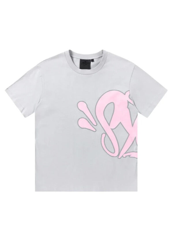 "Graffiti" Short Set Grey/Pink