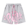"Graffiti" Short Set Grey/Pink