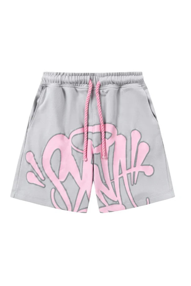 "Graffiti" Short Set Grey/Pink – Ansicht 4