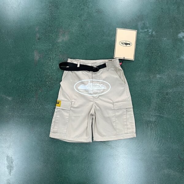"Alcatraz" Cargo Shorts Beige