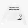"ARROW" HEART SWEATER
