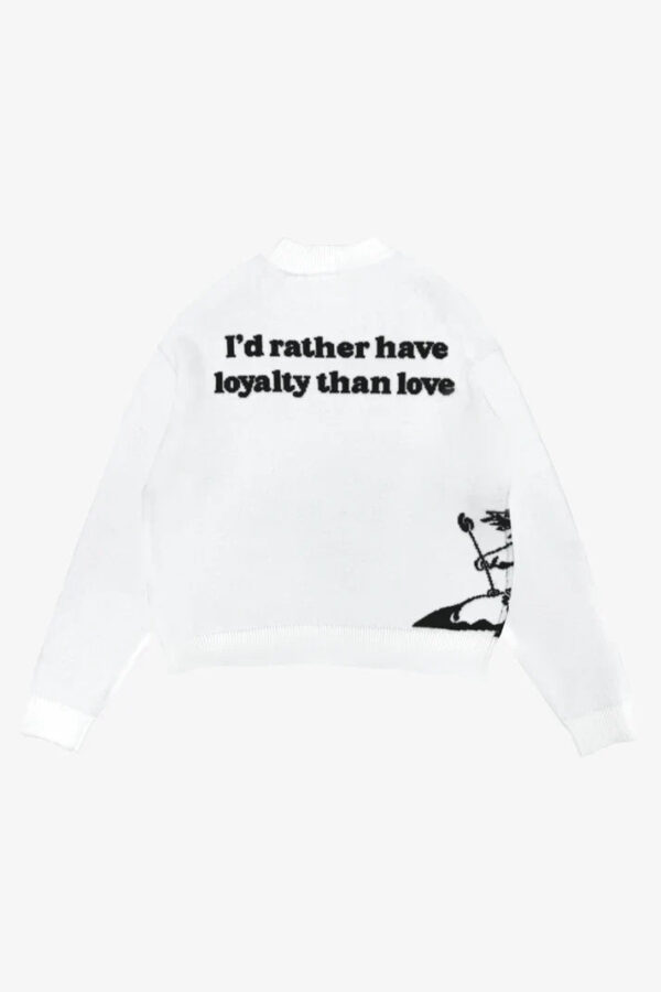"ARROW" HEART SWEATER