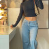 BIA Jeans mit niedriger Taille
