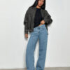 BIA Jeans mit niedriger Taille
