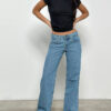BIA Jeans mit niedriger Taille