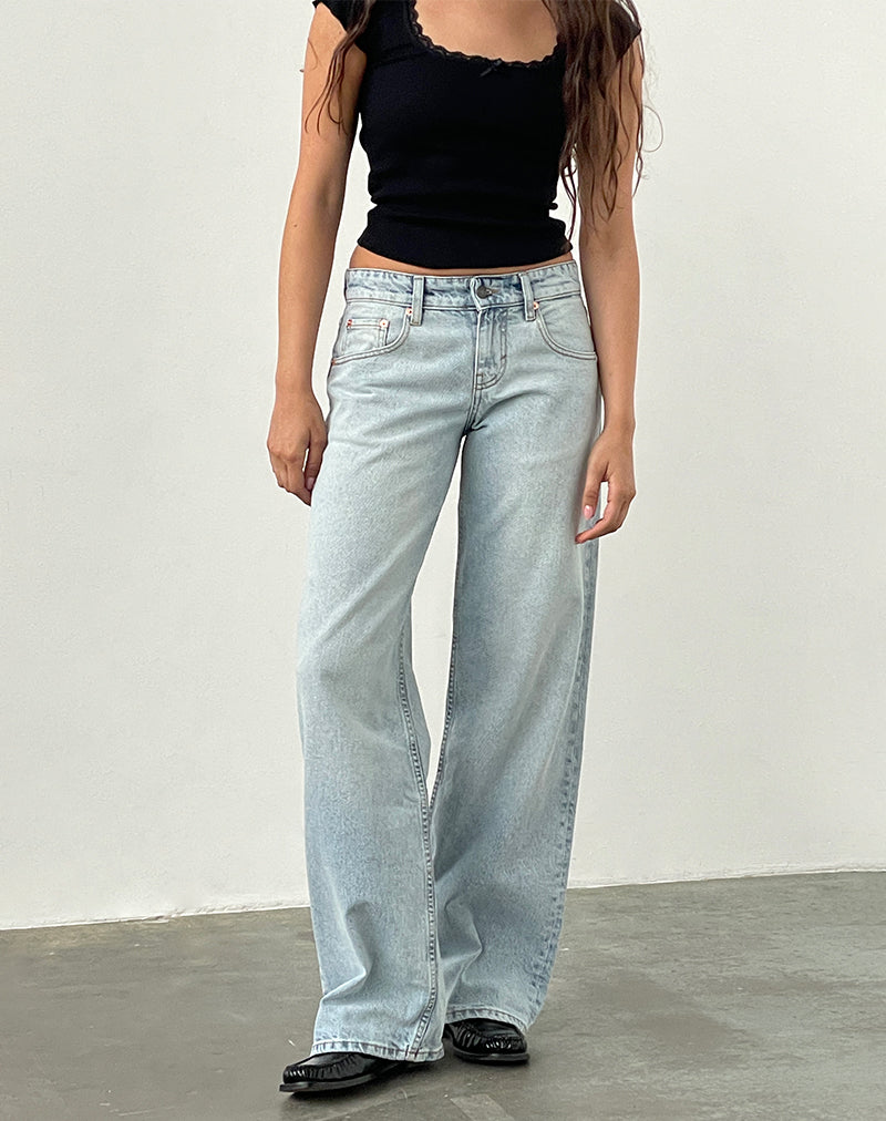BIA Jeans mit niedriger Taille – Ansicht 10