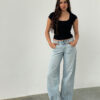 BIA Jeans mit niedriger Taille