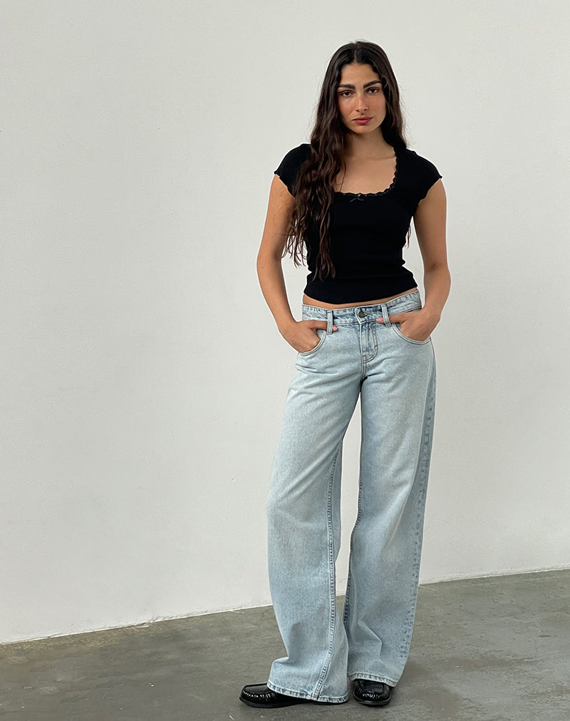 BIA Jeans mit niedriger Taille – Ansicht 11