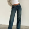 BIA Jeans mit niedriger Taille