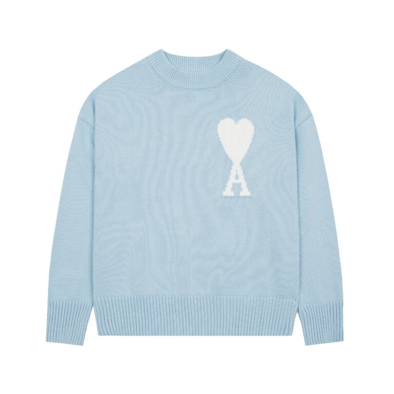 "Heart" - Sweater Babyblue – Ansicht 1